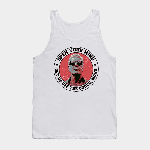 Anthony Bourdain quote Tank Top by Mollie